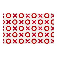 Pattern Xoxo Red White Love Banner And Sign 5  X 3 