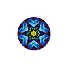 Abstract Kaleidoscope Digital Golf Ball Marker (10 Pack) by Jancukart