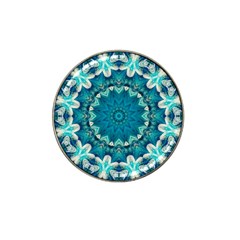 Kaleidoscope Mandala Ornament Hat Clip Ball Marker by Jancukart