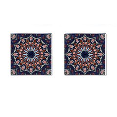 Abstract Kaleidoscope Digital Cufflinks (square)