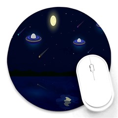 Alien Navi Round Mousepad