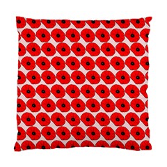 Red Peony Flower Pattern Standard Cushion Case (one Side) by GardenOfOphir