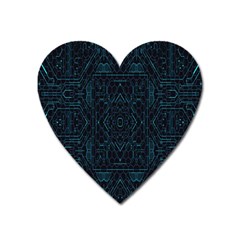 Geometric-art-003 Heart Magnet