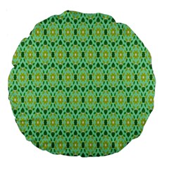 Leaf - 03 Large 18  Premium Flano Round Cushions