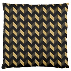 Modern Retro Chevron Patchwork Pattern Standard Premium Plush Fleece Cushion Case (one Side) by GardenOfOphir