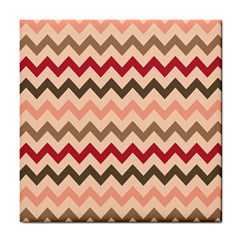 Chevron Pattern Gifts Tile Coaster by GardenOfOphir