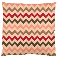 Chevron Pattern Gifts Standard Premium Plush Fleece Cushion Case (one Side) by GardenOfOphir