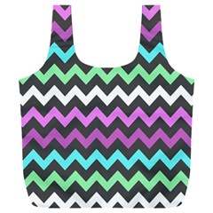 Chevron Pattern Gifts Full Print Recycle Bag (xxl) by GardenOfOphir