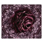 Rose Mandala Two Sides Premium Plush Fleece Blanket (Small) 50 x40  Blanket Back