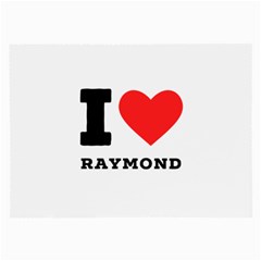 I Love Raymond Large Glasses Cloth (2 Sides) by ilovewhateva