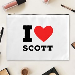 I Love Scott Cosmetic Bag (xl) by ilovewhateva