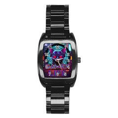 Gamer Life Stainless Steel Barrel Watch by minxprints