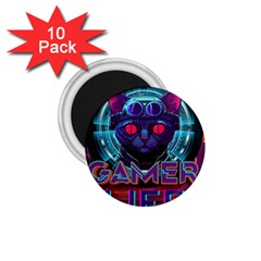 Gamer Life 1 75  Magnets (10 Pack) 