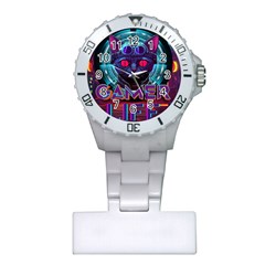 Gamer Life Plastic Nurses Watch by minxprints