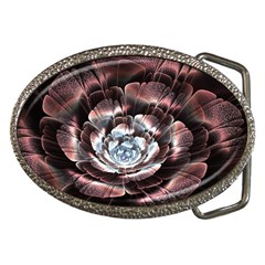 Flower Fractal Art Cool Petal Abstract Belt Buckles