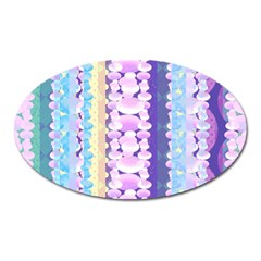 Background Graphic Beautiful Wallpaper Art Oval Magnet