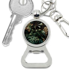 Tropical Leaves Leaf Foliage Monstera Nature Home Bottle Opener Key Chain