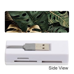 Tropical Leaves Foliage Monstera Nature Home Art Memory Card Reader (stick)