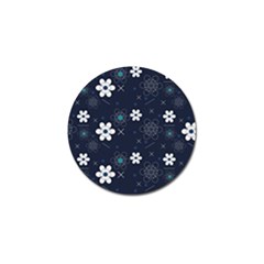 Flowers Pattern Pattern Flower Texture Golf Ball Marker (4 Pack)