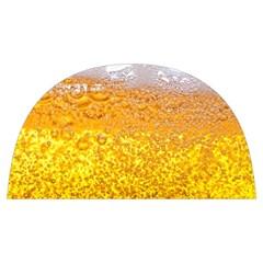 Texture Pattern Macro Glass Of Beer Foam White Yellow Bubble Anti Scalding Pot Cap by Semog4