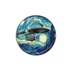 Star Trek Starship The Starry Night Van Gogh Hat Clip Ball Marker Front