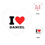 I love Daniel Playing Cards Single Design (Heart) Front