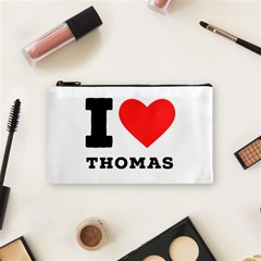 I Love Thomas Cosmetic Bag (small) by ilovewhateva