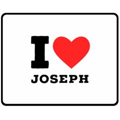 I Love Joseph Fleece Blanket (medium) by ilovewhateva