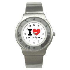 I Love William Stainless Steel Watch by ilovewhateva