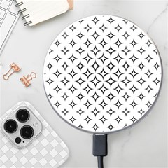 Star-curved-pattern-monochrome Wireless Fast Charger(white) by Semog4