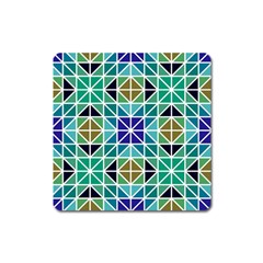 Mosaic-triangle-symmetry- Square Magnet