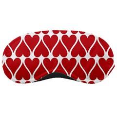 Hearts-pattern-seamless-red-love Sleeping Mask by Semog4