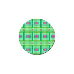 Checkerboard-squares-abstract-- Golf Ball Marker (10 Pack)