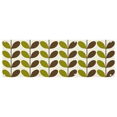 Leaf Plant Pattern Seamless Banner And Sign 9  X 3  by Semog4