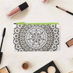 Vector Mandala Drawing Decoration Cosmetic Bag (xs) by Semog4