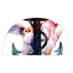 Anchor Watercolor Painting Tattoo Art Anchors And Birds Anti Scalding Pot Cap by Salman4z