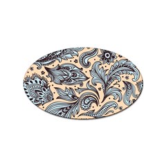 Texture Ornament Paisley Sticker (oval)