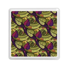 Pattern Vector Texture Style Garden Drawn Hand Floral Memory Card Reader (square) by Salman4z