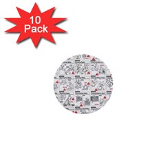 White Printer Paper With Text Overlay Humor Dark Humor Infographics 1  Mini Buttons (10 Pack)  by Salman4z