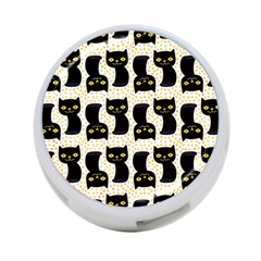 Black Cats And Dots Koteto Cat Pattern Kitty 4-port Usb Hub (two Sides) by Salman4z