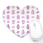 Kid’s Clothes Heart Mousepad Front