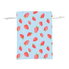 Strawberry Lightweight Drawstring Pouch (s) by SychEva