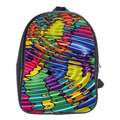 Waves Particles Vibration Atom Physics Technology School Bag (xl) by Jancukart