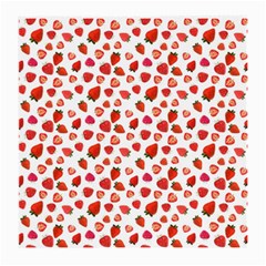 Watercolor Strawberry Medium Glasses Cloth by SychEva