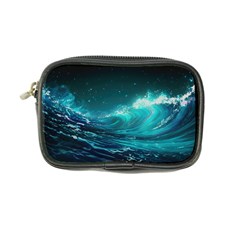 Tsunami Waves Ocean Sea Nautical Nature Water 7 Coin Purse by Jancukart