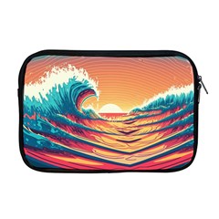 Waves Ocean Sea Tsunami Nautical 6 Apple Macbook Pro 17  Zipper Case by Jancukart