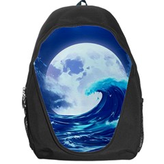 Waves Ocean Sea Tsunami Nautical 7 Backpack Bag