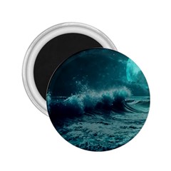 Waves Ocean Sea Tsunami Nautical 2 2 25  Magnets