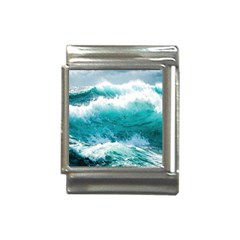 Waves Ocean Sea Tsunami Nautical 4 Italian Charm (13mm) by Jancukart