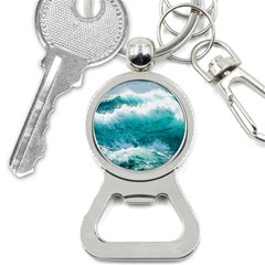 Waves Ocean Sea Tsunami Nautical 4 Bottle Opener Key Chain by Jancukart